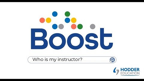 Boost Walkthrough 1: Who is my instructor?