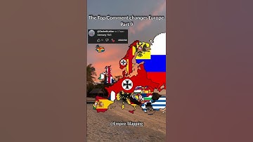 The Top Comment changes Europe Part 9  #europe #mapping #map #countryballs  #geography #history