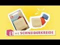 S wie Schneiderkreide im Makerist Nählexikon - Powered by Prym