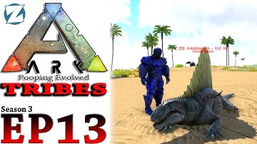 ARK Survival Evolved Tribes Gameplay - S3 Ep 13 -  Dimetrodon & Dung Beetle Taming