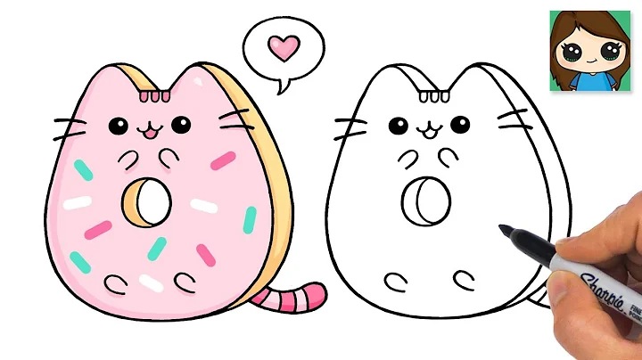 How to Draw a Donut Pusheen Easy
