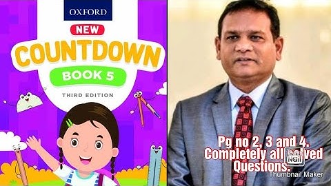 Class 5 countdown book 5 completely solved questions pg 2,3,4 (CAL PAK).