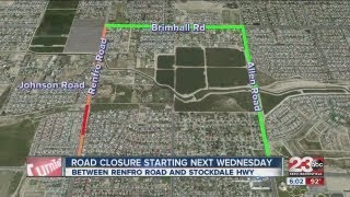 A Bakersfield road will close for up to a year for highway construction