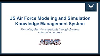 USAF M&S Knowledge Management System