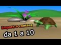 Impara a contare fino a 10 con le tartarughe colorate! - AlexKidsTV