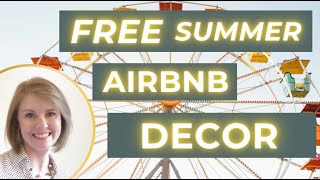 FREE AirBnb Decor for Summer