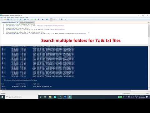 How to search files based on file extension using PowerShell