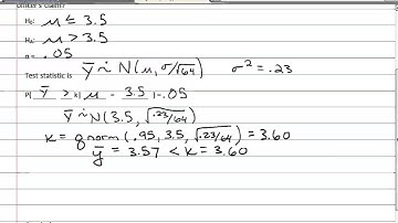 Large Sample Hypothesis Tests Part 2