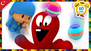 🤹 POCOYO TÜRK - Jonglörlük nasıl yapılır [ 60 dakika ] Çocuklar için ÇIZGI FILMLER