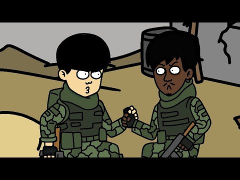 Negão e Branquelo nos Jogos Mortais #animação #humor #desenhos