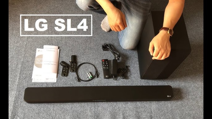 LG SL4, Review of LG SL4 Soundbar speakers - 0977254396 - YouTube