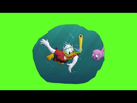 Grand Fiesta Tour Green Screen Donald Duck And The Baby Squid