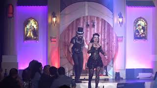 Dinner Show. Christmas. Knife Throwing & Crossbow. Duo Crazy Love