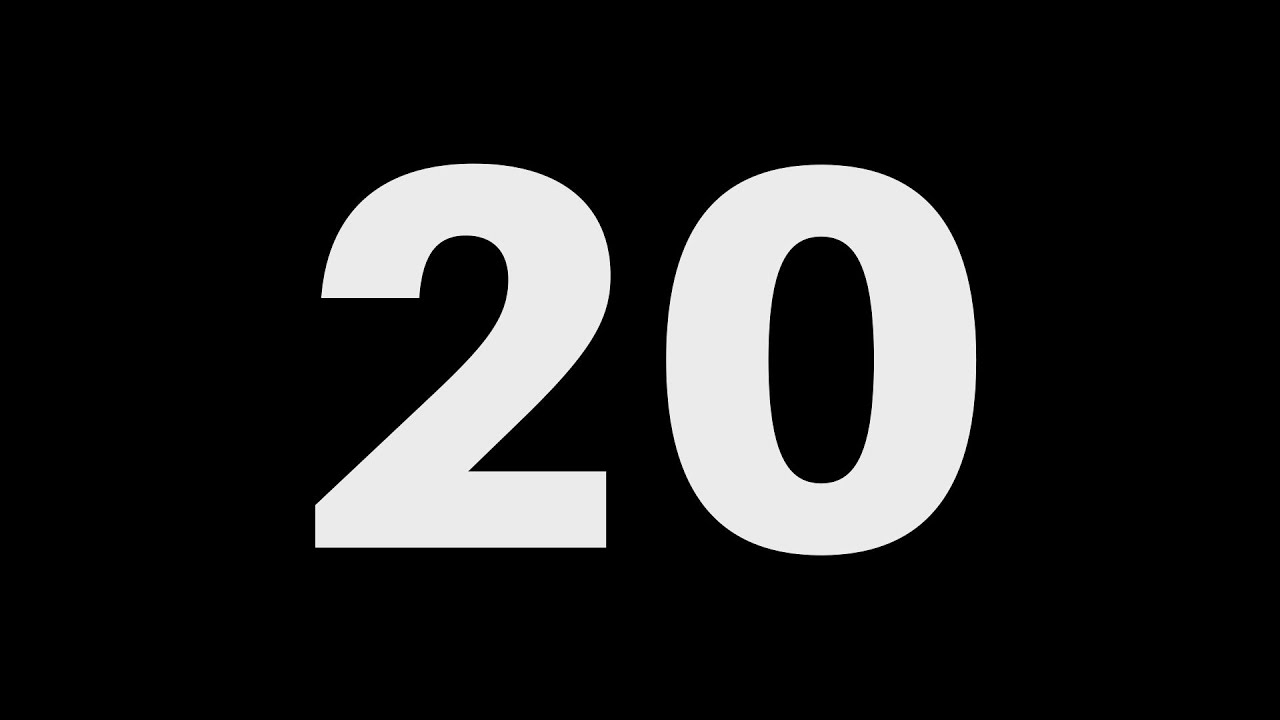 20 Second Countdown Timer ⏱️ – Simple Focus Start - YouTube