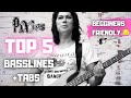 5 BEST Pixies Basslines with TABS