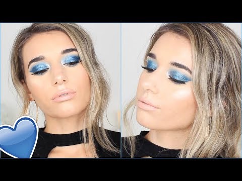 Bold & Blue Makeup Tutorial | Ft. Alamar Eyeshadow Palette