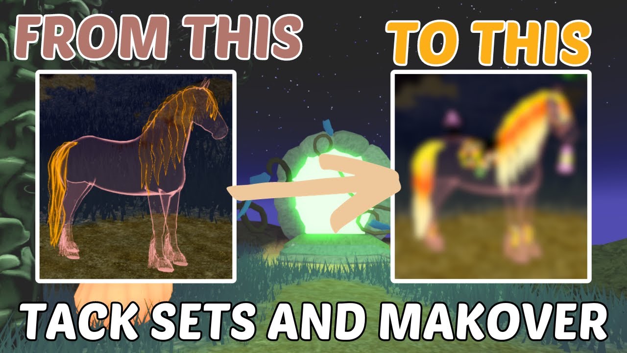 MAKING TACK SETS FOR MY GHOST HORSES! Wild Horse Islands YouTube