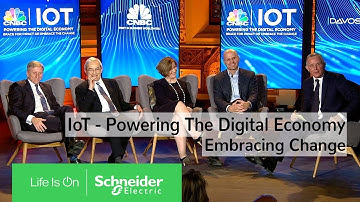 IoT Powering the Digital Economy - CNBC Panel at the Davos World Economic Forum | Schneider Electric