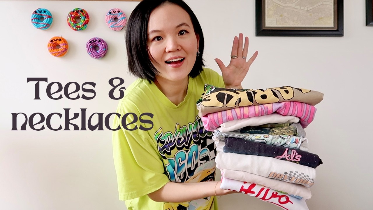 How to pair necklaces with graphic tees, where to find graphic tees