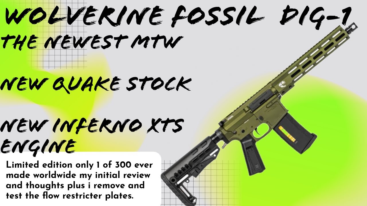 Wolverine Fossil Dig-1 Unboxing & Review 1 of 300 ever made 🔥🔫 - YouTube