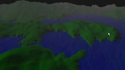 openGL procedural terrain