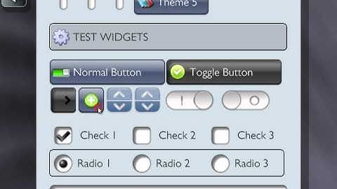 Widget Candy for Corona iPhone / Android SDK - iOS Theme
