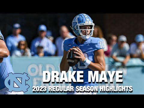 Drake Maye 2023 Regular Season Highlights | North Carolina QB