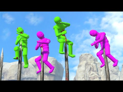 NPC Wars on Platforms with Smart AI in Overgrowth!