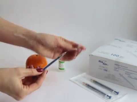 Шприц 1 мл. - YouTube