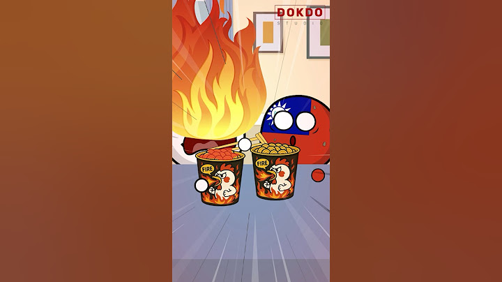 Korean super spicy noodle | South Korea vs Taiwan #countryballs