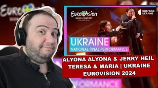 Alyona Alyona & Jerry Heil - Teresa & Maria | Ukraine 🇺🇦 | Eurovision 2024 - TEACHER PAUL REACTS