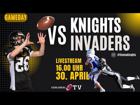 Livestream AFL Division 1 Vienna Knights vs. St.Pölten Invaders