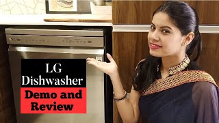 LG DISHWASHER DFB424FP Full REVIEW and DEMO in Hindi