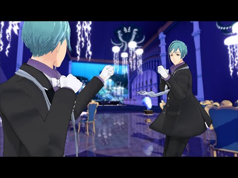 蹴り合いするリーチ兄弟【MMDツイステ】