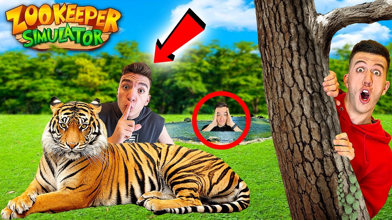 ИГРАЕМ КРИЕНИЦА В ЗООПАРКA! | ZOOKEEPER SIMULATOR!