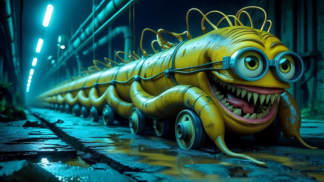 Minion eats a dirty hamburger and turns into a monster worm – Story of ...