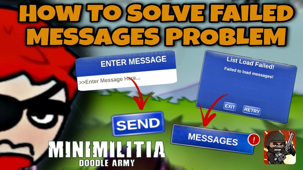 How to Solve Message Problem In Mini Militia Classic.@vprgaming2 #mmc # ...