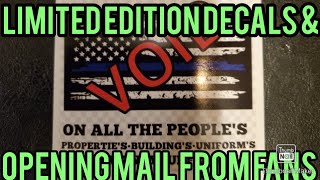 #DEMANDYOURFLAG LIMITED EDITION DECALS & OPENING MAIL SUBSCRIBER'S SENT IN.
