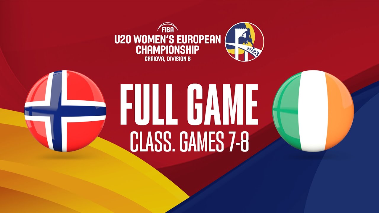 Norway v Ireland | Full Basketball Game | FIBA U20 Women's Euro Championship 2023