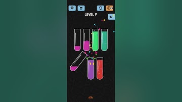 Water Color Sort-Level 7 (Android,ios Gameplay Walkthrough)