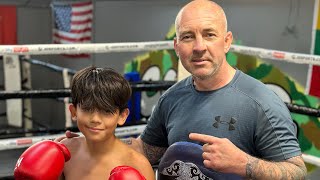 The Muay Thai Minor, #muaythai training with Simon Audley at 4 corners gym Liverpool.