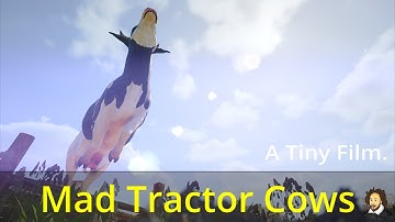 Mad Tractor Cows. A Tiny Film. Made in #unrealengine #shortfilm #cow
