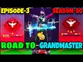 Road to Grandmaster | Br Ranked Grandmaster Pushing | Rank push | Season 50 😱 Garena Free Fire 🔥🇮🇳
