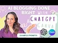 AI Blogging Secret - Use ChatGPT + Canva to Write Blog Posts That Actually Rank | Step-by-Step Guide