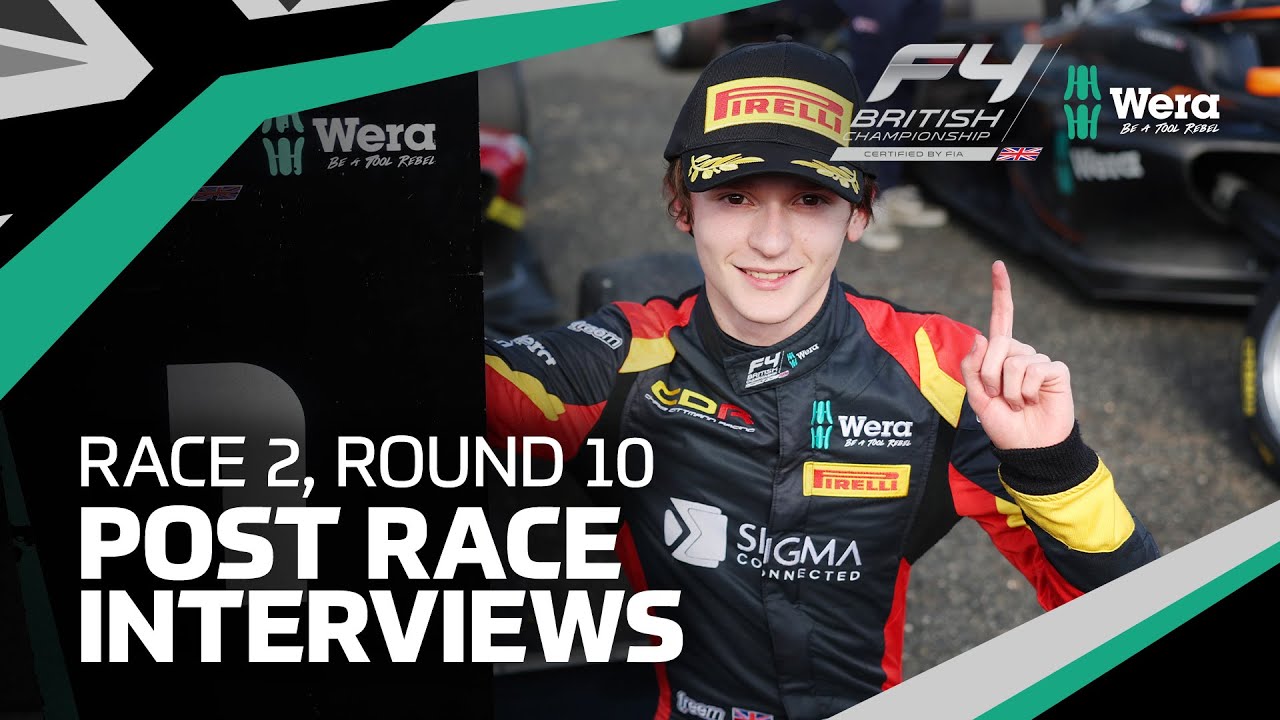 💬 Tommy, Cole & Chase | Race 2, Brands Hatch (GP) | Wera Tools British F4