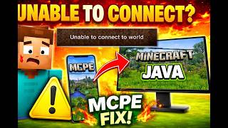 Fix “Unable to Connect” Error (Java + Pocket Edition Server