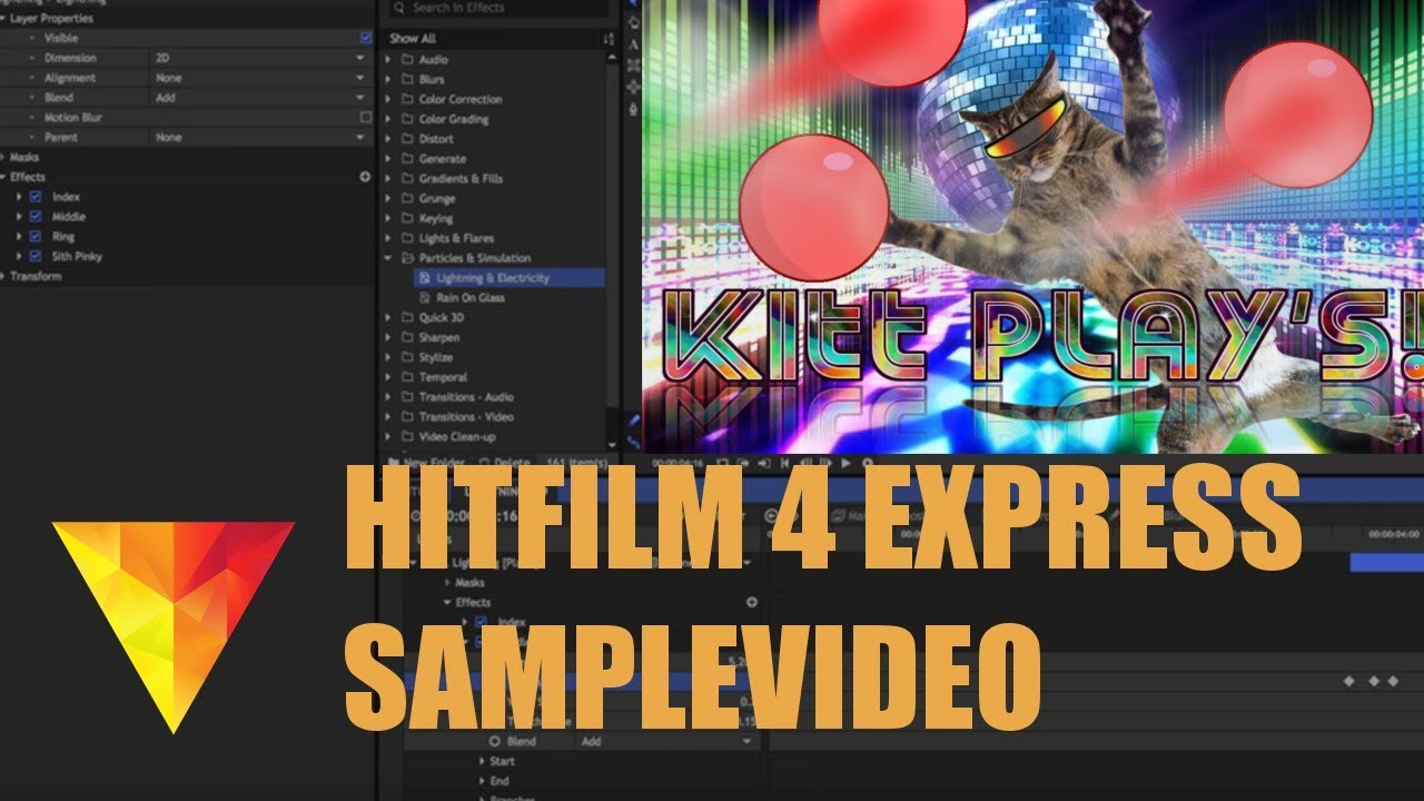 HitFilm4 Express Sample Video