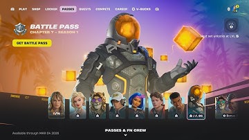 Fortnite: Chapter 7 - Season 1 Battle Pass (Full Showcase)
