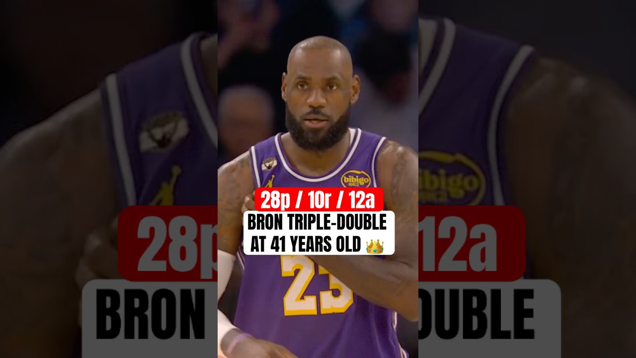 Oldest player ever to get a triple-double 🔥