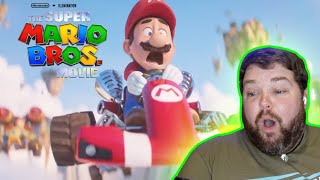 MARIO KART IS IN THIS?!?!  Super Mario Bros Movie Trailer Reaction 2